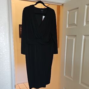 Torrid Classic Black Long Sleeve Dress